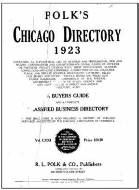 City Directory Cover