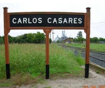 Carlos Caseres Town Sign